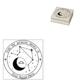 Libra Personalisierte Zodiac Book Briefmarke Gummistempel (Stempel)