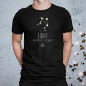 Libra | Personalisierter T - Shirt der Sternbilder