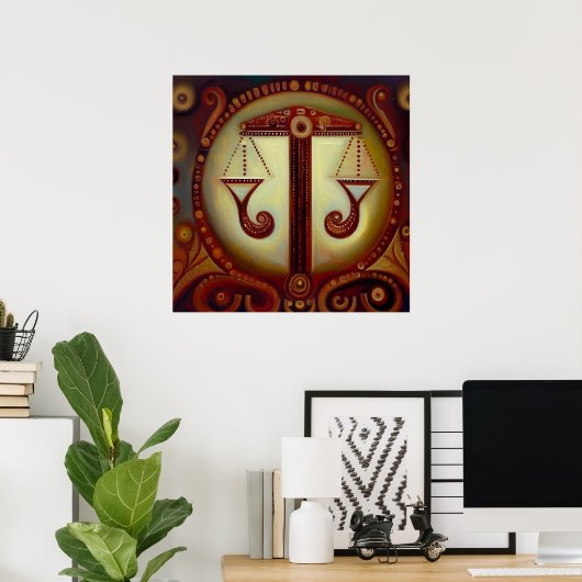 Libra Poster (Heimbüro)