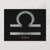 Libra Postkarte (Vorderseite)