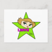 Libra Postkarte (Vorderseite)