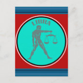 Libra Postkarte (Vorderseite)