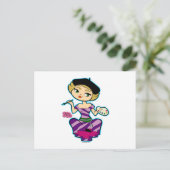 Libra Postkarte (Stehend Vorderseite)