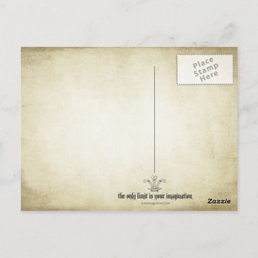 Libra Postkarte (Rückseite)