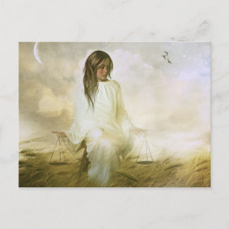 Libra Postkarte