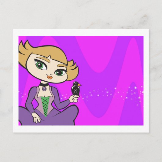 Libra Postkarte (Vorderseite)