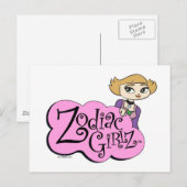 Libra Postkarte (Vorne/Hinten)