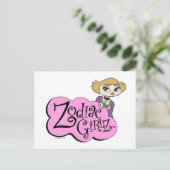 Libra Postkarte (Stehend Vorderseite)