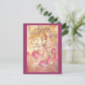 Libra Postkarte (Stehend Vorderseite)