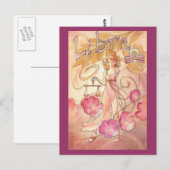 Libra Postkarte (Vorne/Hinten)