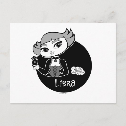 Libra Postkarte (Vorderseite)