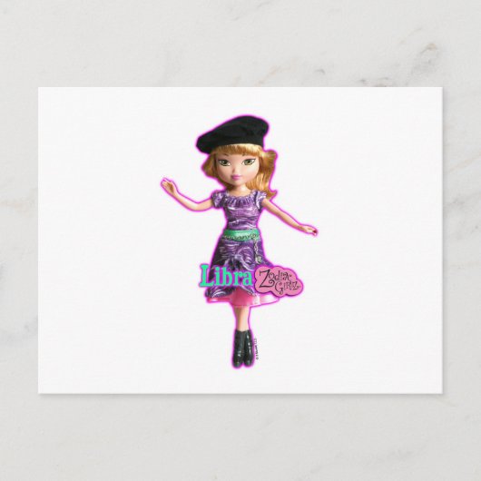 Libra Postkarte (Vorderseite)