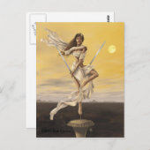 Libra Postkarte (Vorne/Hinten)