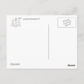 Libra Postkarte (Rückseite)