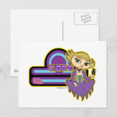 Libra Postkarte (Vorne/Hinten)