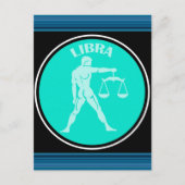 Libra Postkarte (Vorderseite)