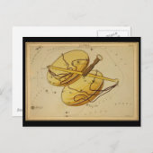 Libra Postkarte (Vorne/Hinten)