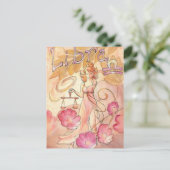 Libra Postkarte (Stehend Vorderseite)