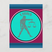 Libra Postkarte (Vorderseite)