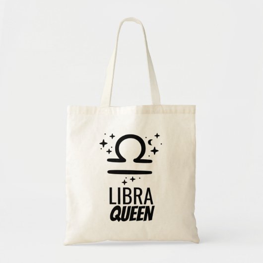 Libra Queen Budget Tote Bag Tragetasche (Vorne)