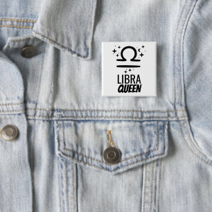 Libra Queen Button