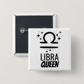 Libra Queen Button (Vorne & Hinten)