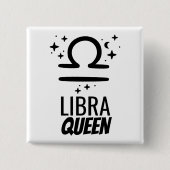 Libra Queen Button (Vorderseite)