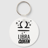 Libra Queen Button Schlüsselanhänger (Vorderseite)