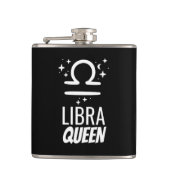 Libra Queen Vinyl Wrapped Flask Flachmann (Vorderseite)