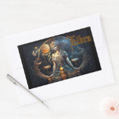 Libra Rechteckiger Aufkleber (Umschlag)