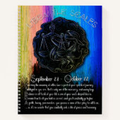 Libra Recipe Journal Notizblock (Vorderseite)