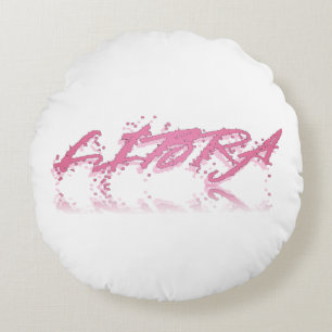 Libra Reflection Rundes Kissen