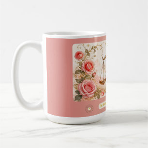 Libra Rose Art Nouveau Tasse