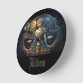 Libra Runde Wanduhr (Winkel)