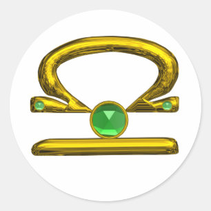 LIBRA RUNDER AUFKLEBER