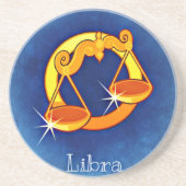 Libra Sandstein Untersetzer (Vorne)