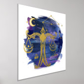 Libra Scales Zeichen des Zodiac Custom Geburtsdatu Foliendrucke (Ablage )