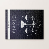 Libra Scales Zodiac Sign Celestimic Sky Name Puzzle (Horizontal)