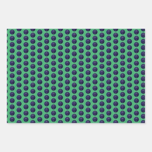 Libra Scales Zodiac Sign Design Geschenkpapier Set (Vorderseite)