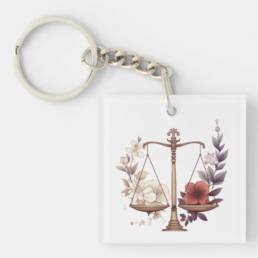 Libra Schlüsselanhänger (Vorderseite)