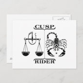 Libra/Scorpio Postkarte (Vorne/Hinten)