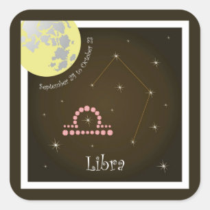 Libra September 24 to October 23 Aufkleber