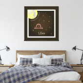 Libra September 24 to October 23 Leinwand (Insitu (Schlafzimmer))