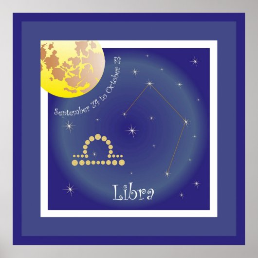 Libra September 24 to October 23 Poster (Vorne)