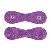 Libra Sign auf der digitalen Fuchsia-Camouflage Baseball (Paneele)