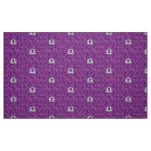 Libra Sign auf der digitalen Fuchsia-Camouflage Stoff (Fat Quarter (45,7 x 55,9 cm))