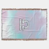 Libra Sign Mother of Pearl Style Decke (Vorderseite)