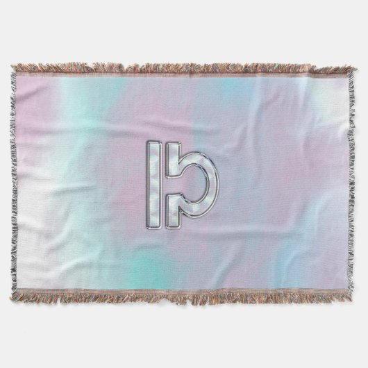 Libra Sign Mother of Pearl Style Decke (Vorderseite)