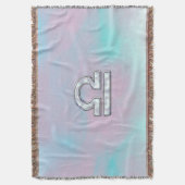 Libra Sign Mother of Pearl Style Decke (Vorderseite Vertikal)