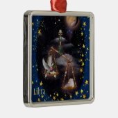 Libra Silbernes Ornament (Rechts)